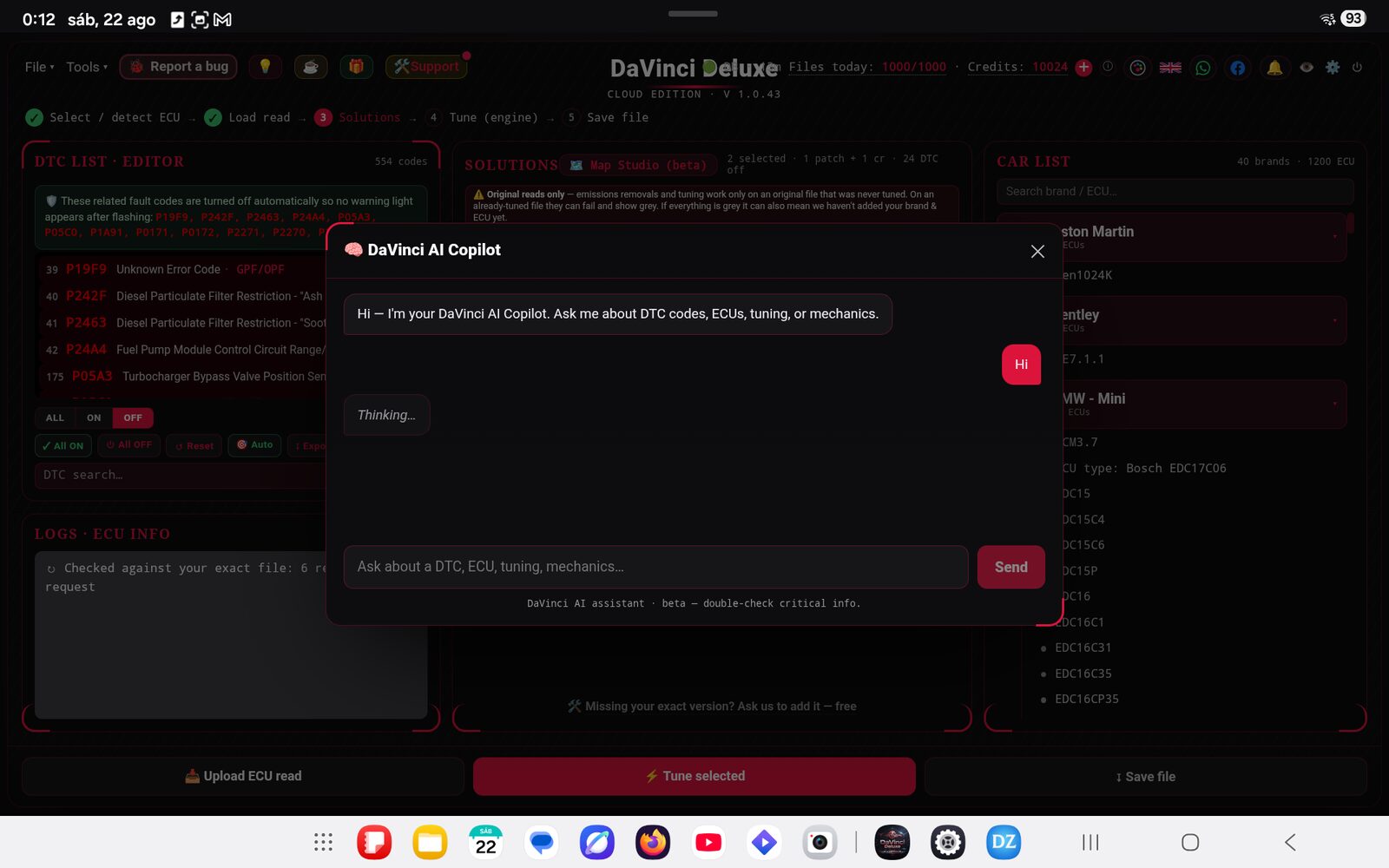 DaVinci Deluxe on Android 22