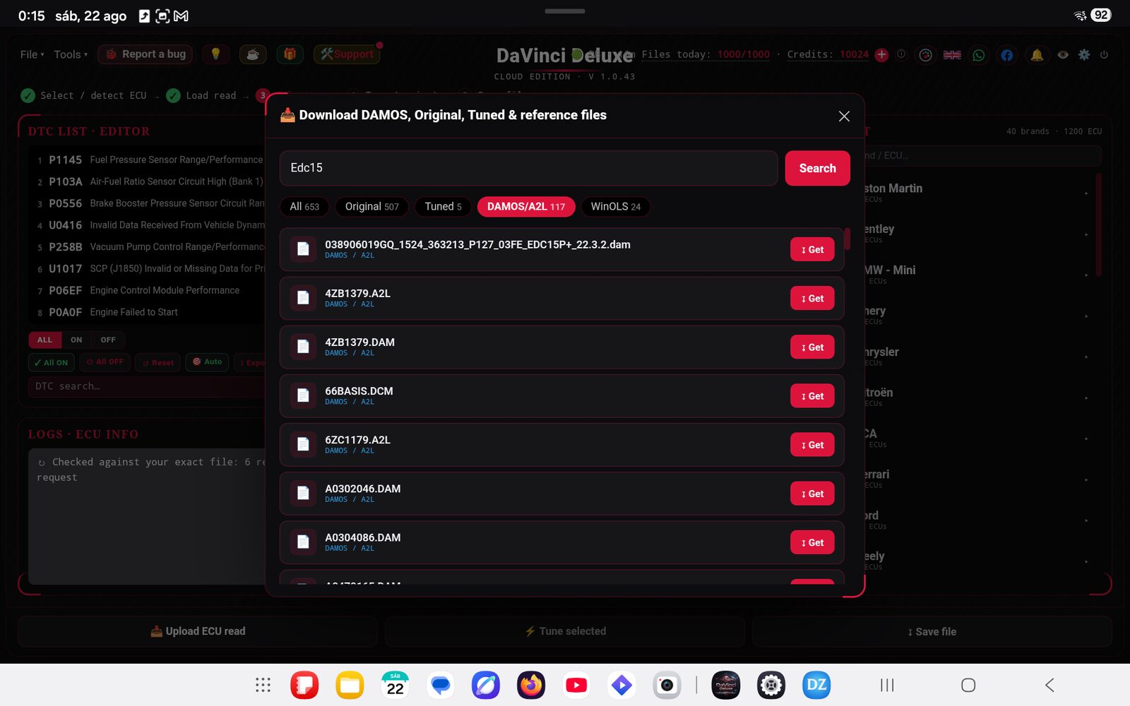DaVinci Deluxe on Android 26