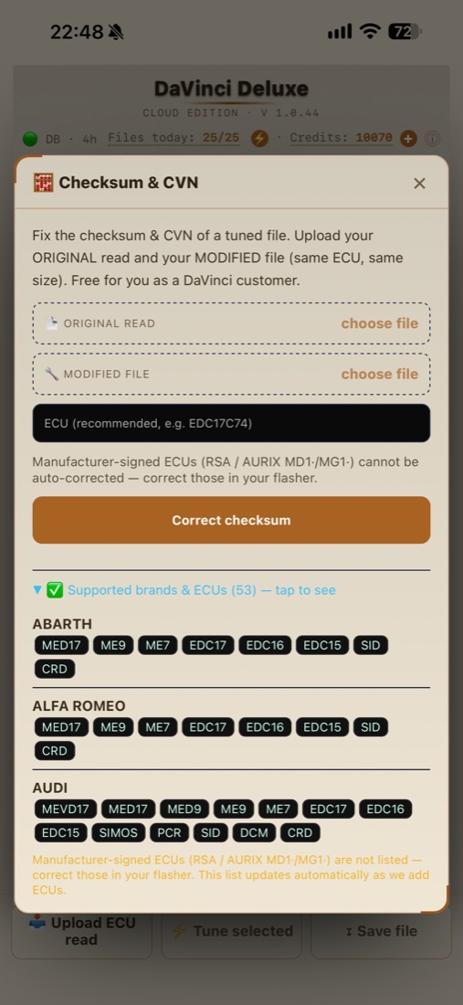 DaVinci Deluxe en iPhone 53