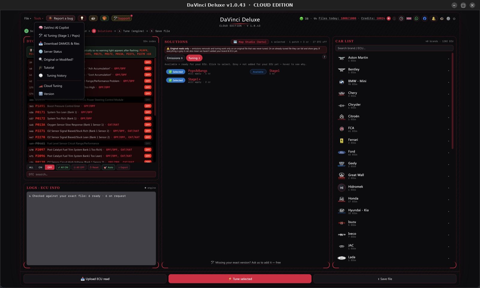 DaVinci Deluxe on Linux 16