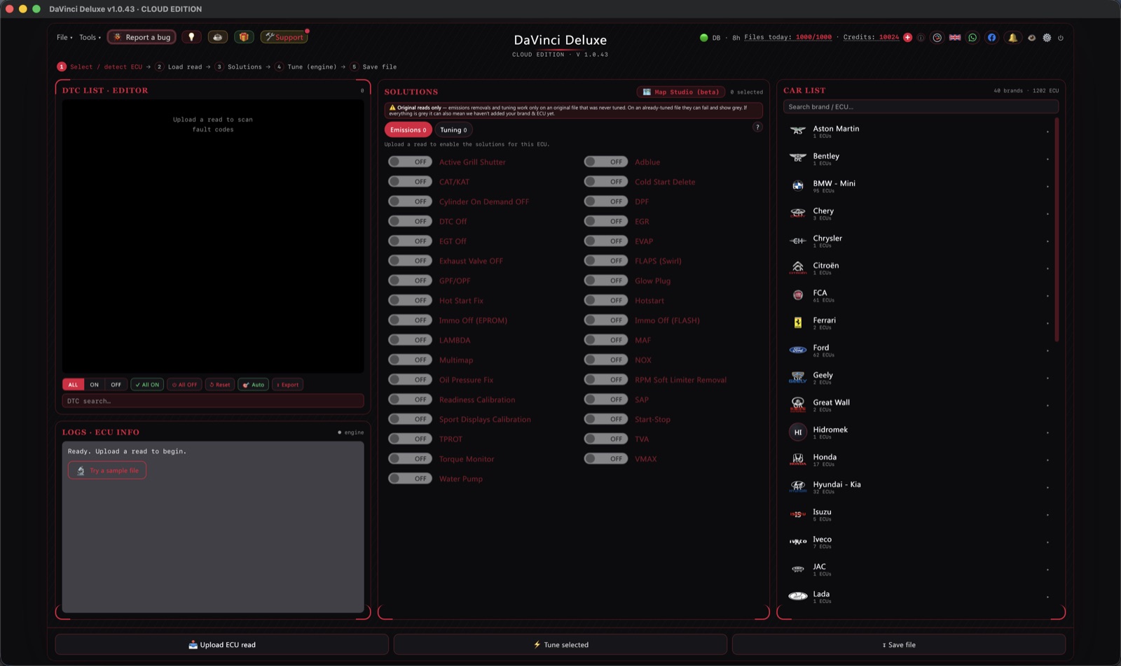 DaVinci Deluxe on macOS 1