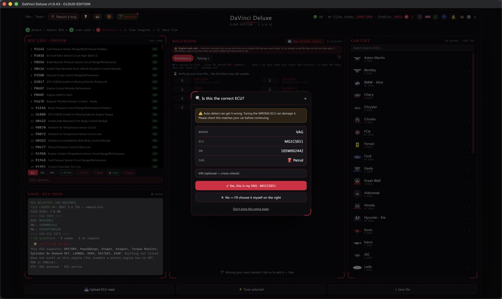 DaVinci Deluxe on macOS 3